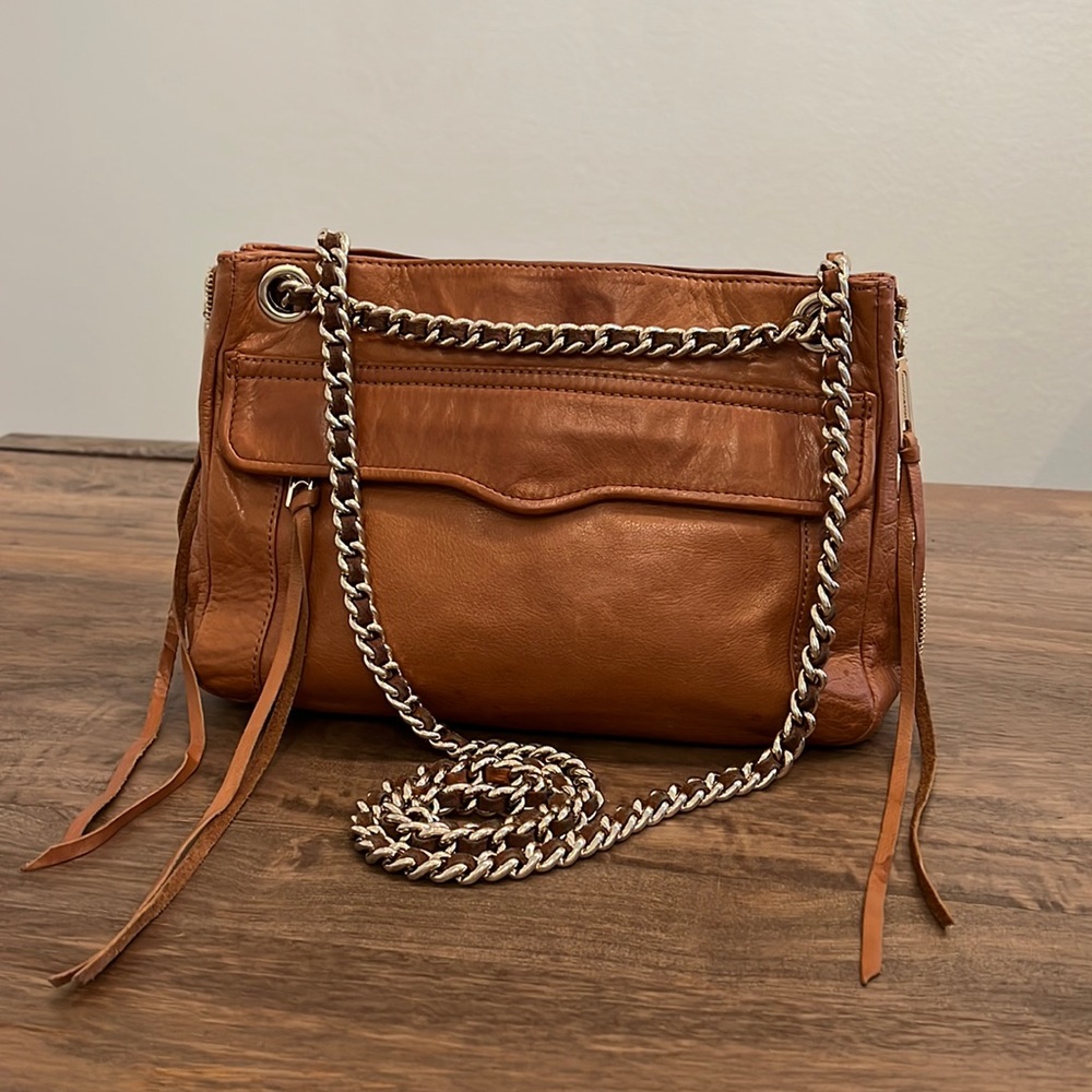Rebecca Minkoff Tan Leather Crossbody convertible to Shoulder bag